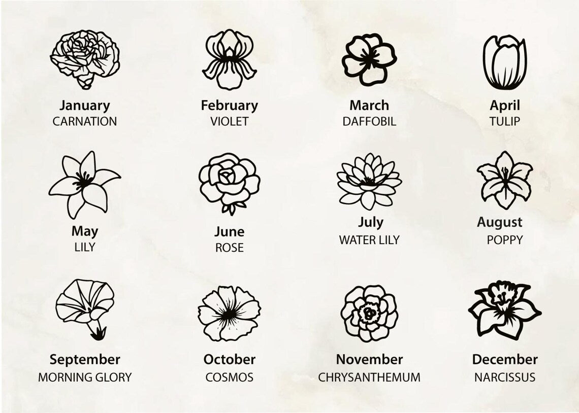 Blossom & Bloom Birth Flower Earrings - Celebrate Your Unique Story with Dazzling Floral Designs