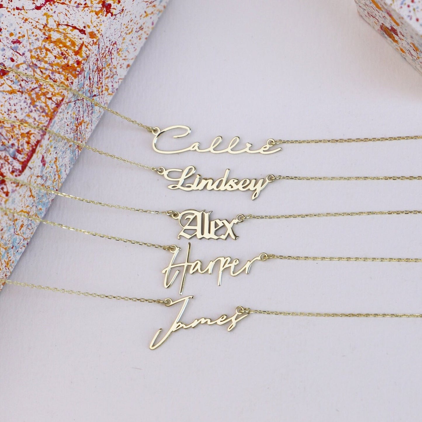 Silver Nameplate Necklace - Personalized Elegance for Every Style
