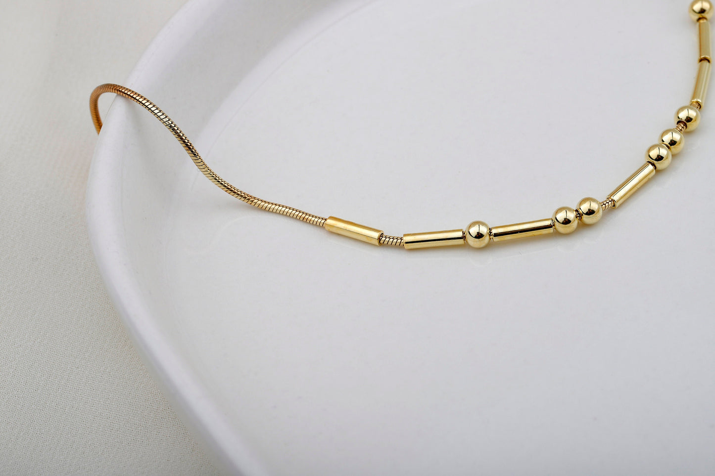 Custom Morse Code Necklace, Personalized Hidden Message in Morse Code with Special Chain Jewelry by NecklaceDreamWorld - silvergoldandrose