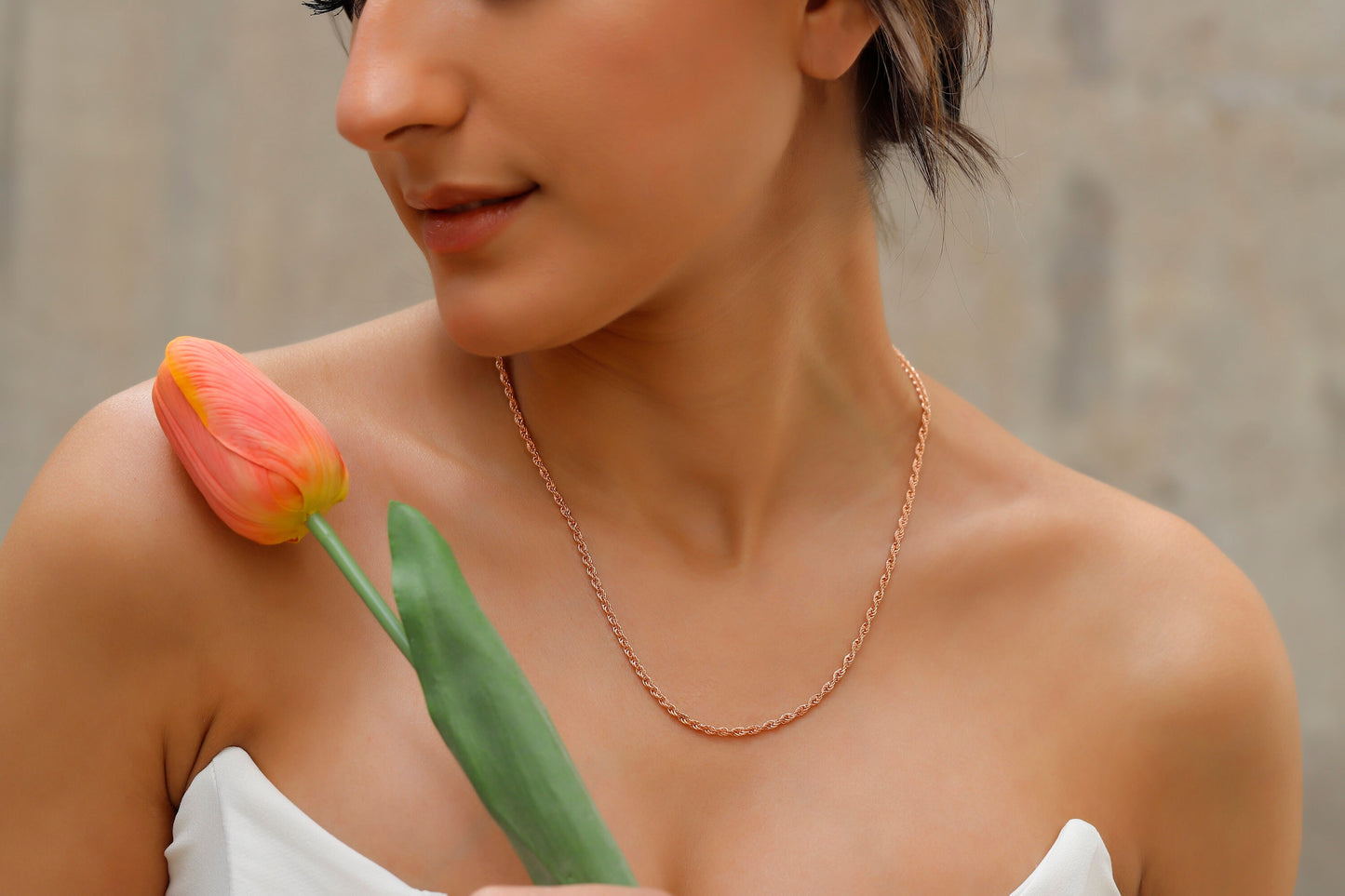 Sterling Silver Singapore chain, Twist Chain for Men and Women by NecklaceDreamWorld, Everyday Jewelry, Silver Rope Chain - silvergoldandrose
