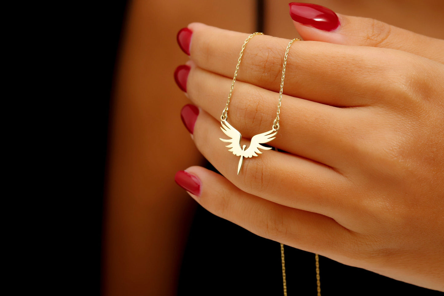 Archangel Michael’s Phoenix Necklace - Ignite Your Spirit with Radiant Resilience