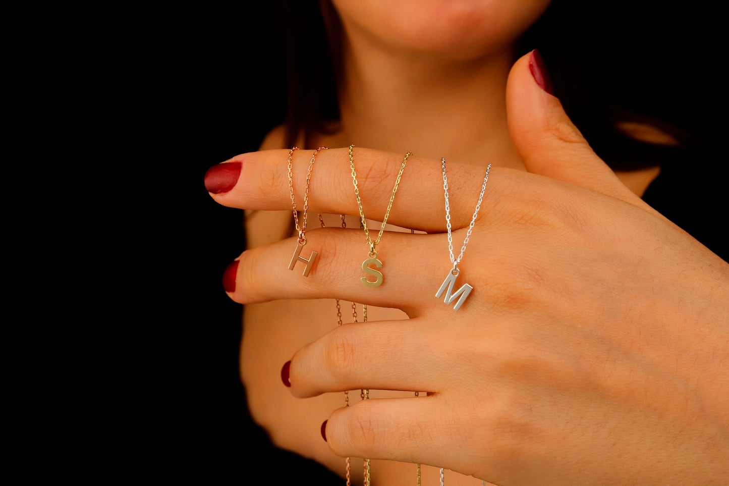 Initial Necklace | Letter Charm Necklace | Custom Initial Necklace | Personalized Jewelry | Personalized Gifts | Necklace for Women
