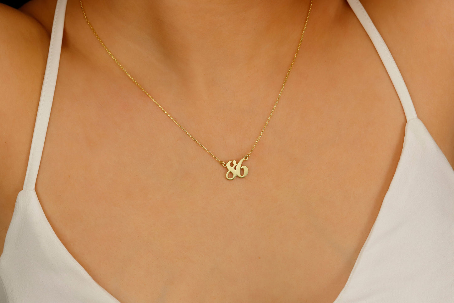 Favourite Number Necklace | Spiritual Number Necklace | Gold Lucky Number Necklace | Birth Year Necklace | Gift for Friend