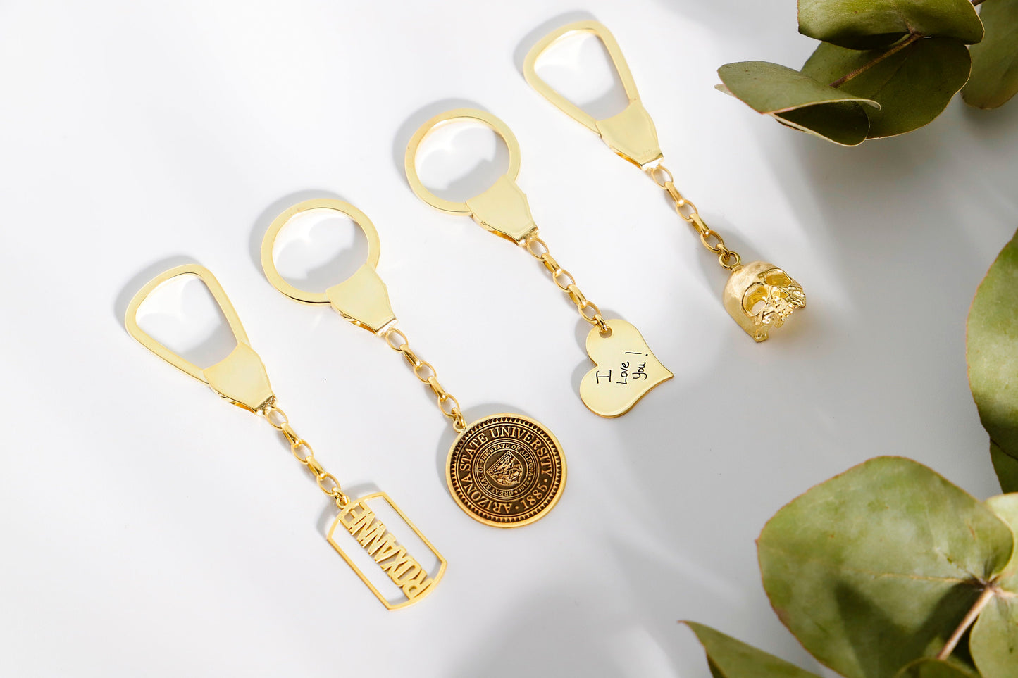 Custom Actual Fingerprint Keychain, Personalized Engraved Keychain, 925 Sterling Silver Thumbprint Keychain, Memorial Keytag Gift, - silvergoldandrose