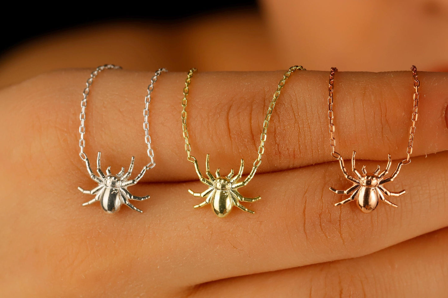 Spider Web Necklace