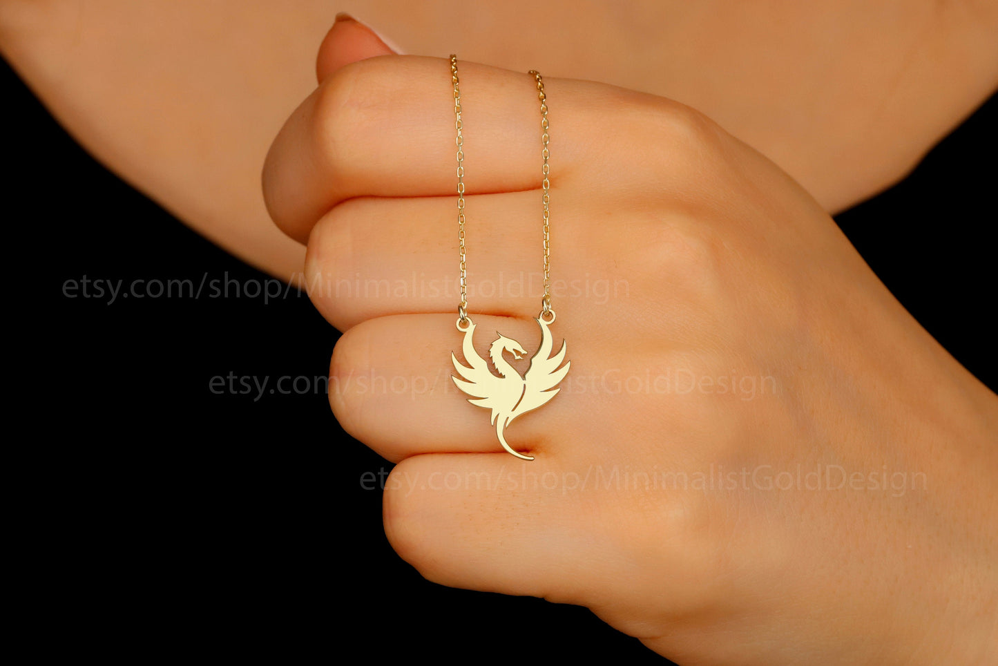 Dragon Spirit Necklace | Silver, Gold & Rose Gold | Symbol of Strength for Friendship & Chinese New Year