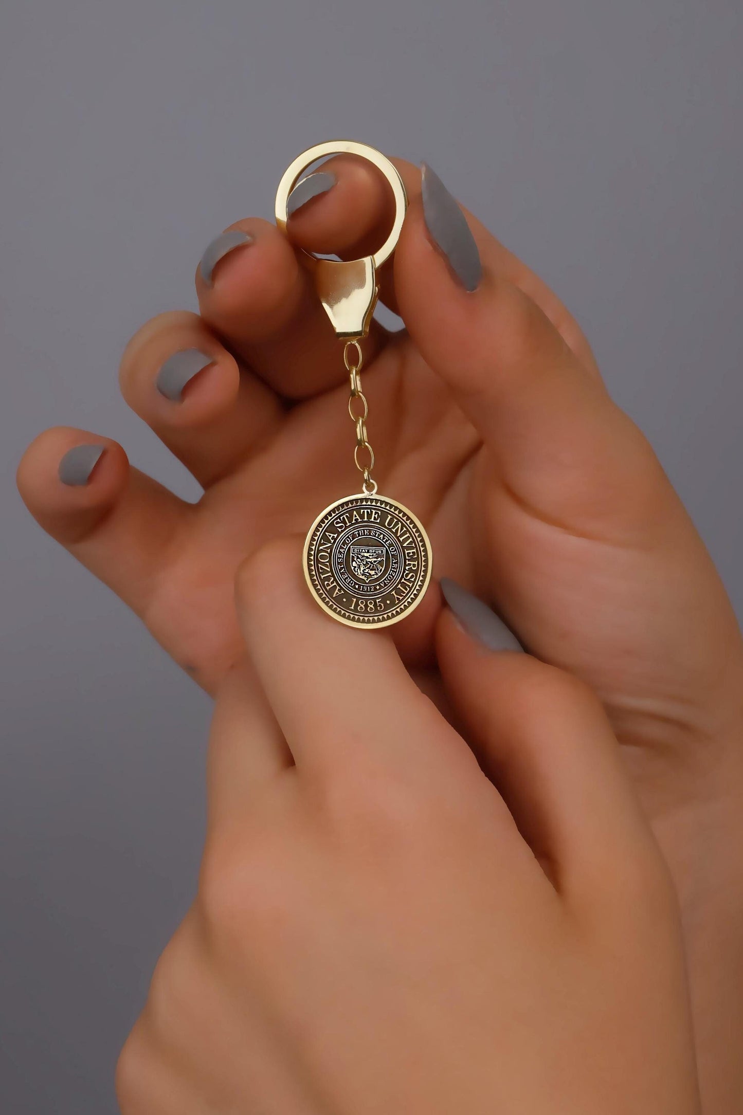 Graduation Gifts Keychain Silver