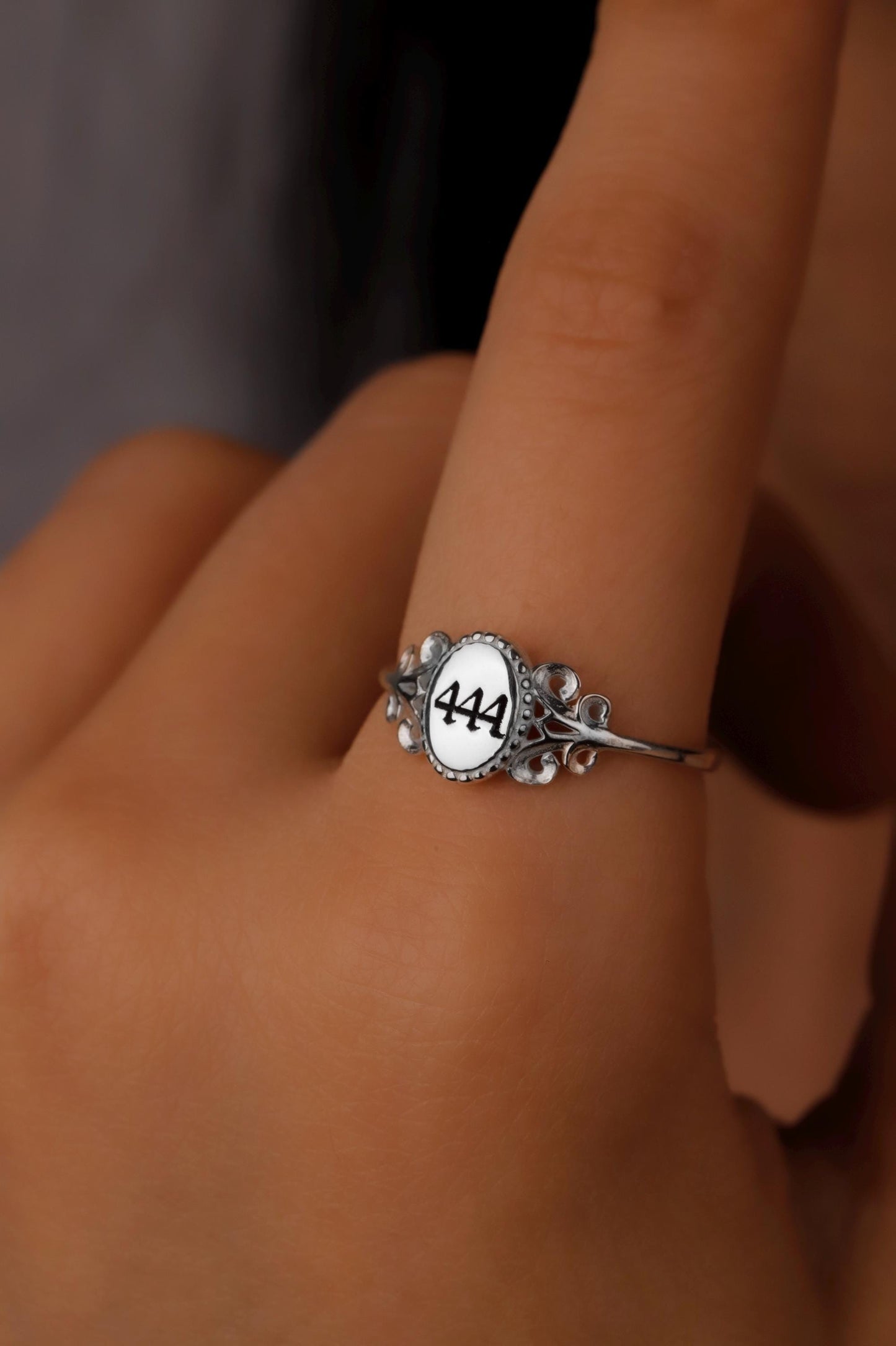 Personalized Angel Number Ring
