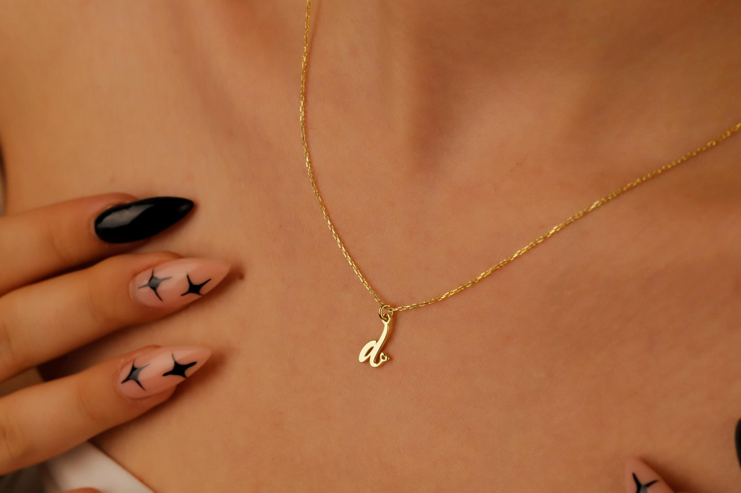 Silver Initial Pendant Necklace with Tiny Heart Charm - Personalized for You