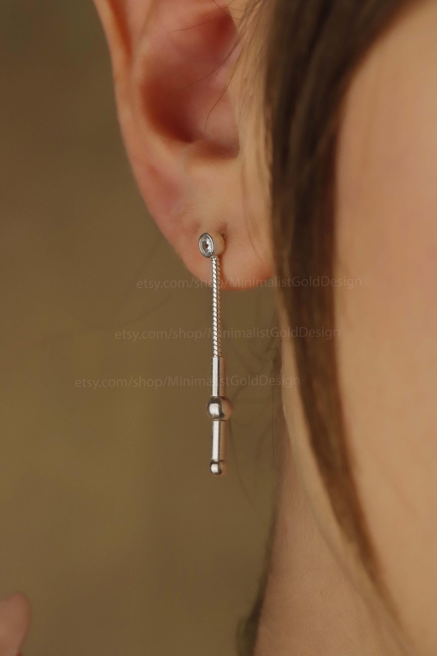 Morse Code Dangle Earrings - Meaningful Couples Gift for Friends
