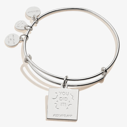 'Congrats!' Charm Bangle