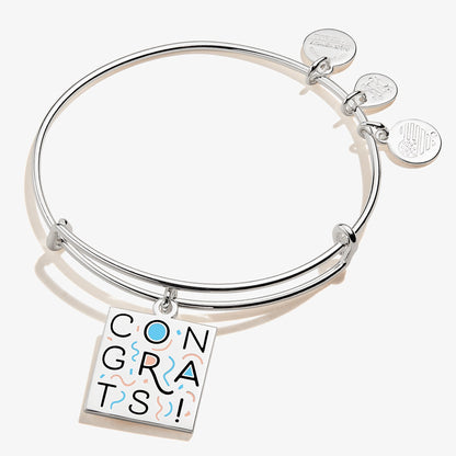 'Congrats!' Charm Bangle