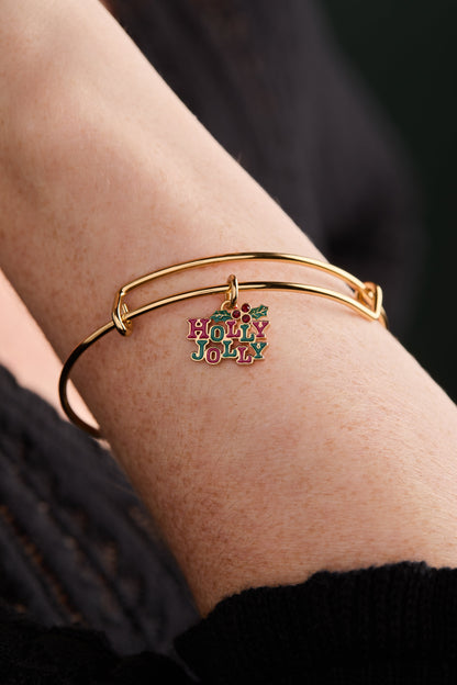 'Holly Jolly' Charm Bangle