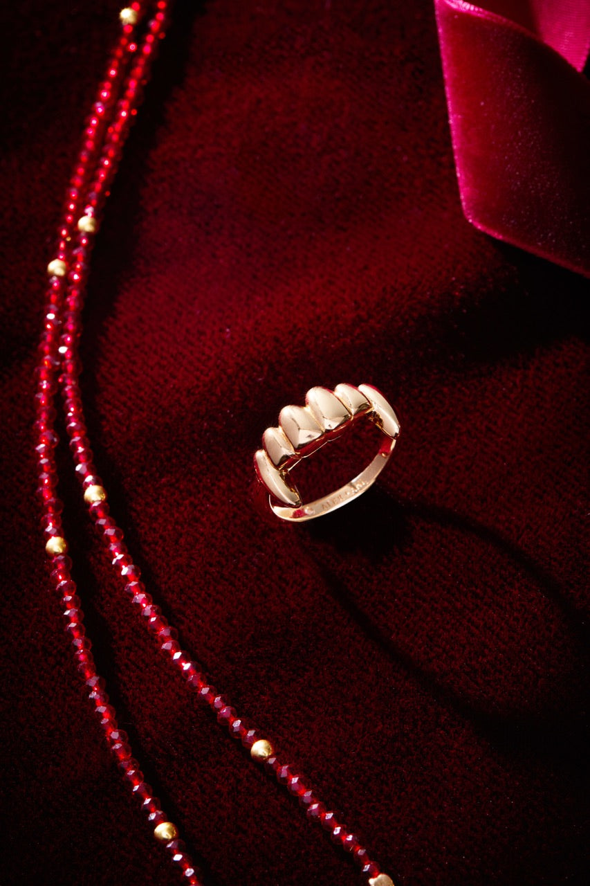 Vampire Teeth Fangs Ring
