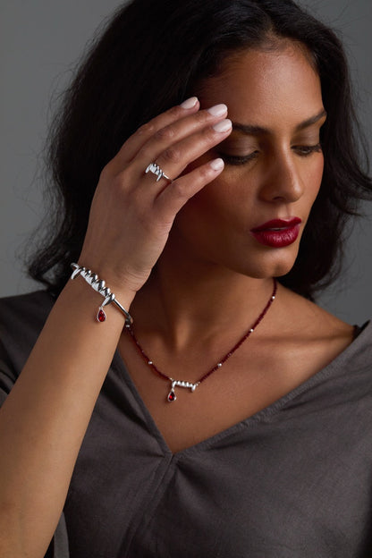 Vampire Teeth Fangs Ring