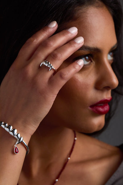 Vampire Teeth Fangs Ring