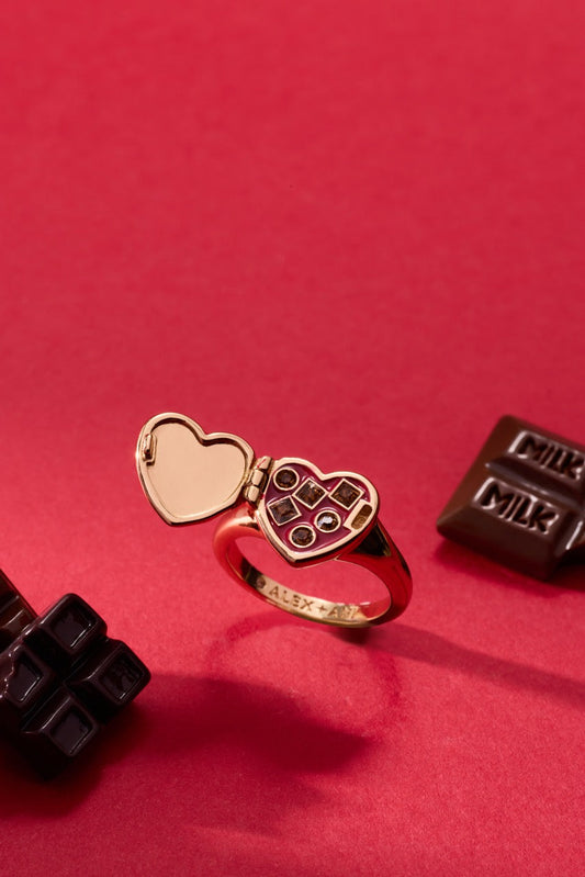 Box of Chocolate Locket Ring