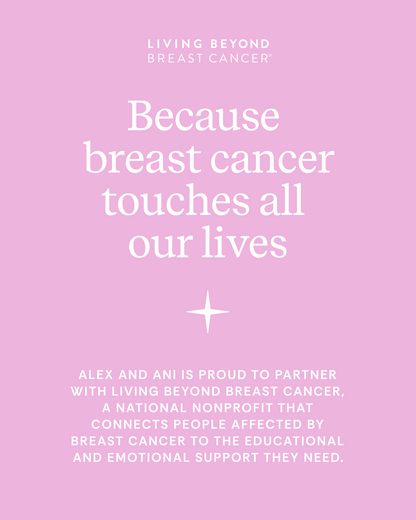 'Hope' Breast Cancer Awareness Pink Ribbon Necklace