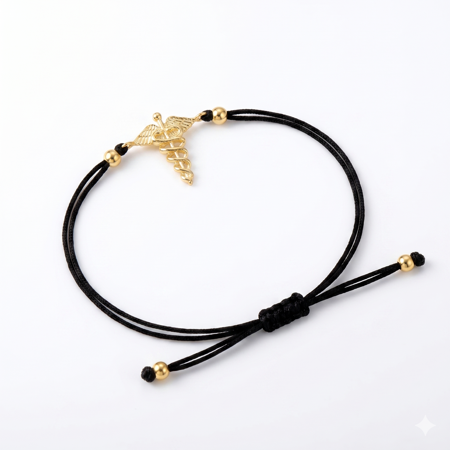 Nurse's Pride Sterling Silver Caduceus Bracelet - A Tribute to Compassionate Care