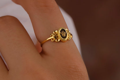 Honey Bee Jewelry Co. Honey Bee Ring - Captivating Design with Elegant Gold Finish