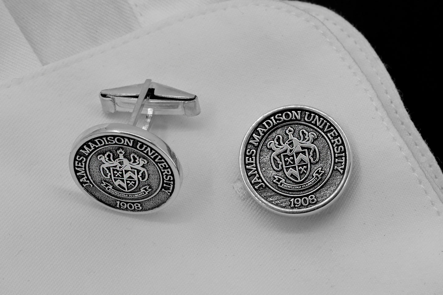 SilverCraft Personalized 925 Sterling Silver Cufflinks