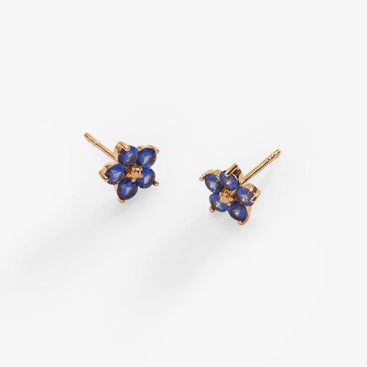 Crystal Forget-Me-Not Flower Earrings