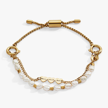 'Home Is Where The Heart Is' Pearl Stranded™ Bracelet Set
