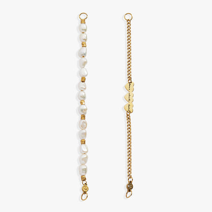 'Home Is Where The Heart Is' Pearl Stranded™ Bracelet Set