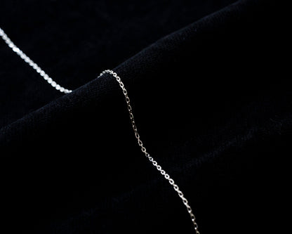 Best Seller, Sterling Silver Chain, Sterling Silver Gold Finished Chain, Dainty Rose Gold Chain, Everyday Chain, Simple Chain , Any Sizes - silvergoldandrose