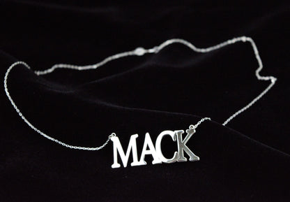 Bold & Beautiful Custom Name Necklace - 925 Sterling Silver RnB Style Jewelry