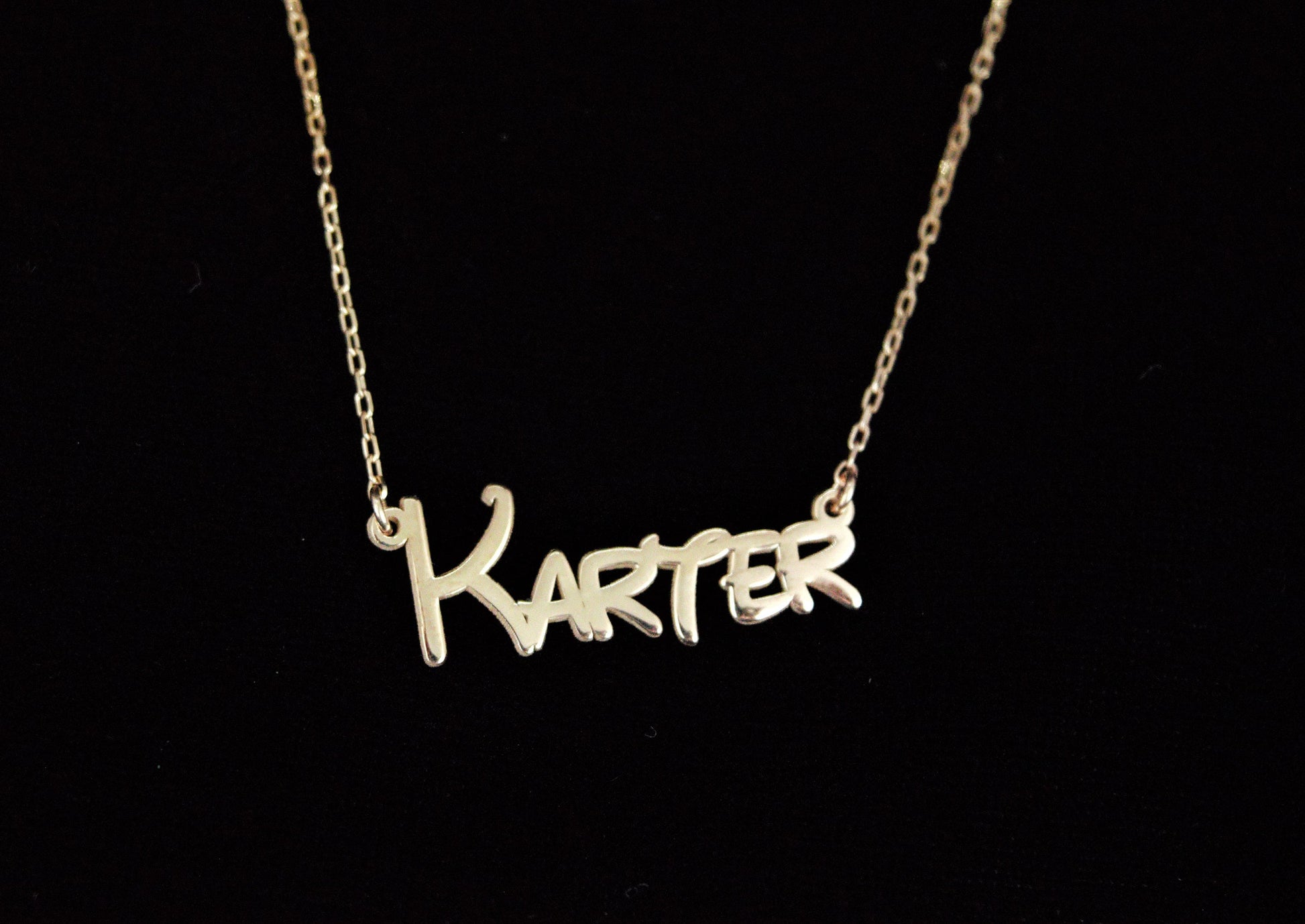 Comics Name Necklace with Birthstone for Daughters | Minimalist Amethyst Name Necklace | Personalized Jewelry | Birthday Gift - silvergoldandrose