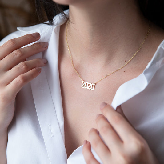 Number Necklace • Personalized Gift for Her • Gold Number Pendant • Sports Number Necklace • Number Year Necklace • Sport Jewelry • Baseball - silvergoldandrose