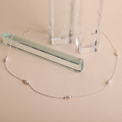Gold Pearl Choker Necklace | Handmade Vintage Style with Freshwater Pearls