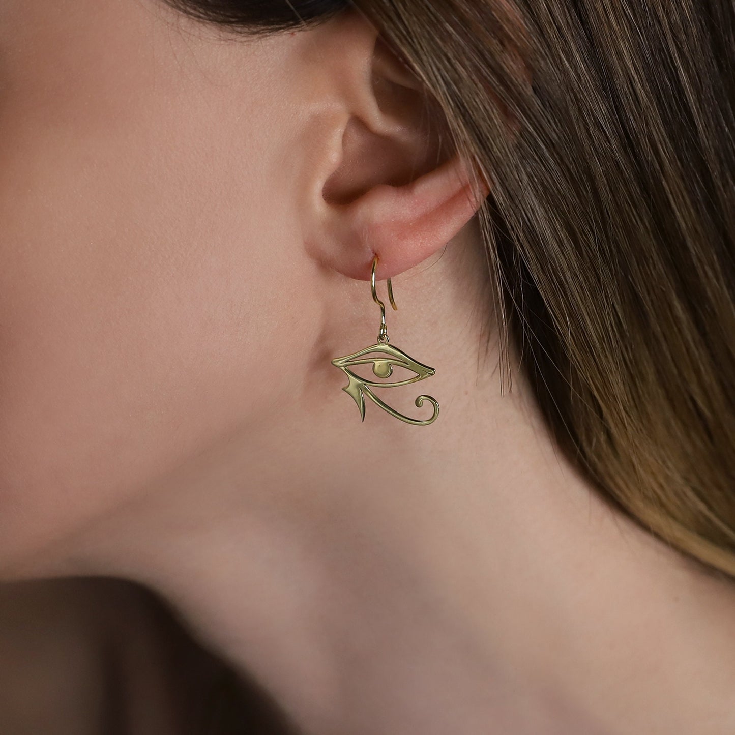 Eye of Ra Dangle Earrings