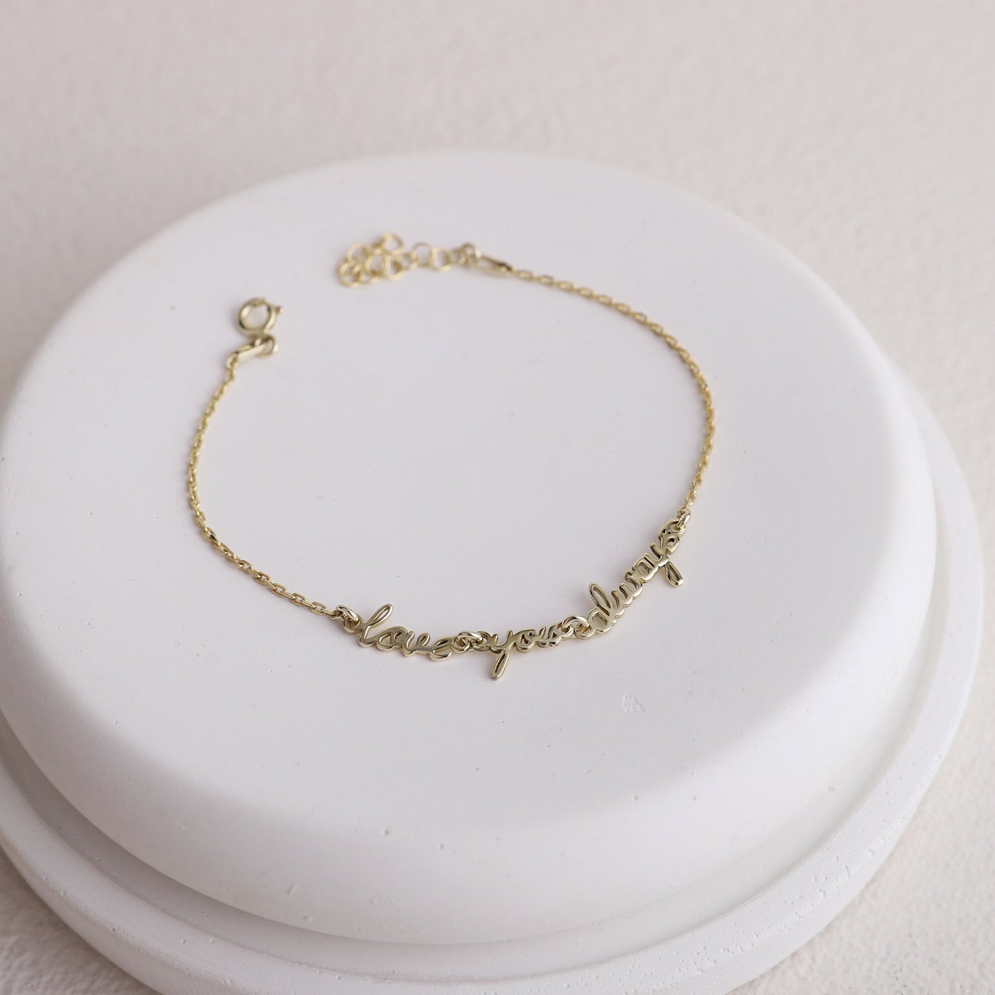 Custom Signature Name Bracelet, Dainty Gold Bracelet | Cute Actual Handwriting Sterling Silver Bracelet | Perfect Jewelry Gifts for Her - silvergoldandrose