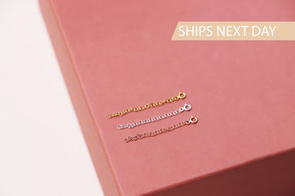 14K Gold Extensions, 925 Sterling Silver Adjustable Extender for Necklace or Bracelet, Removable 1 and 2 inch Chain Extender • Rose Gold - silvergoldandrose
