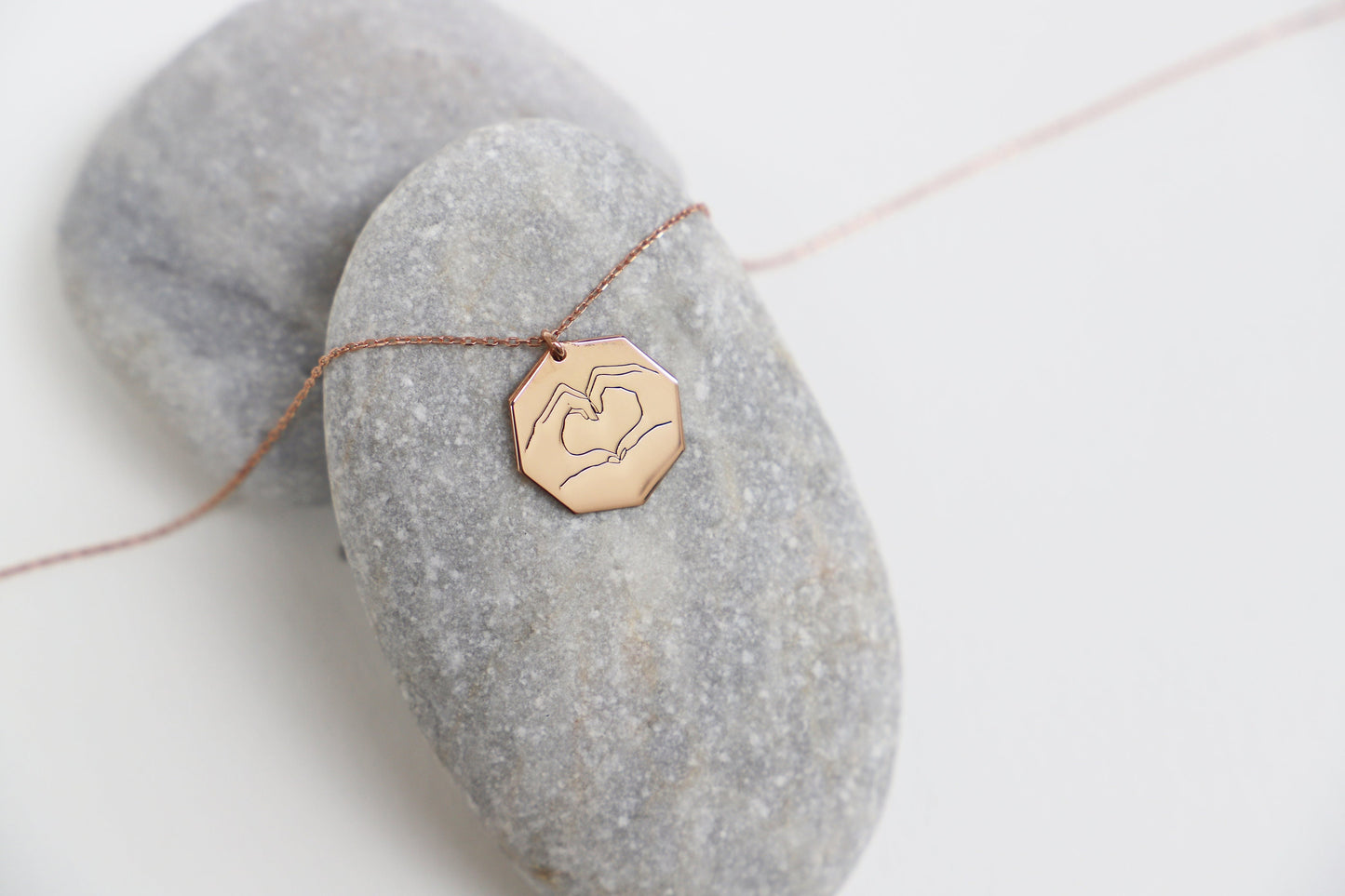 Unique Hand Gesture Pendant Necklace | Sign Language Jewelry for Friends | Inspirational Gift