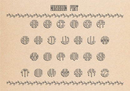 Personalized Dainty Silver Monogram Necklace