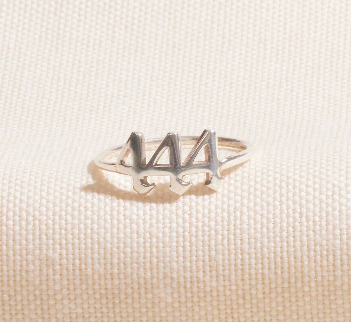 Dainty Angel Number Ring - Personalized 925 Sterling Silver Jewelry for Luck and Inspiration