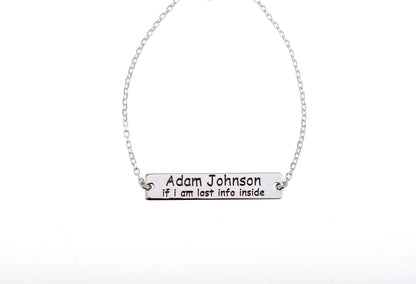 SilverGoldandRose Personalized Medical ID Bracelet | Diabetes, Autism &amp; Allergy Alert Jewelry for Safety &amp; Peace of Mind