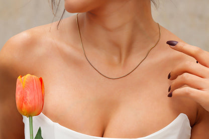Foxtail Luxe Chain Necklace - Dazzling Design, Adjustable Length, Effortless Style