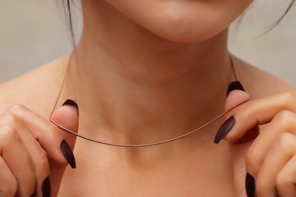 Foxtail Luxe Chain Necklace - Dazzling Design, Adjustable Length, Effortless Style