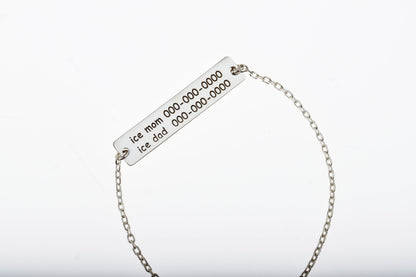 SilverGoldandRose Personalized Medical ID Bracelet | Diabetes, Autism &amp; Allergy Alert Jewelry for Safety &amp; Peace of Mind