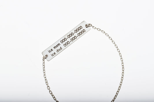 SilverGoldandRose Personalized Medical ID Bracelet | Diabetes, Autism &amp; Allergy Alert Jewelry for Safety &amp; Peace of Mind