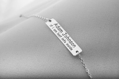 SilverGoldandRose Personalized Medical ID Bracelet | Diabetes, Autism &amp; Allergy Alert Jewelry for Safety &amp; Peace of Mind