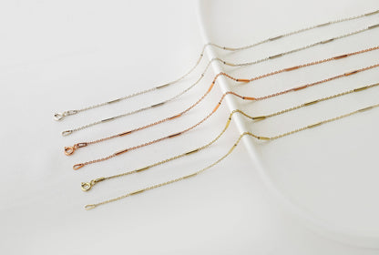 Intermittent Pipe Chain by SilverGoldandRose - Innovative Design for Ultimate Durability and Flexibility