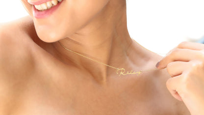 Personalized Name Necklace • Custom Name Necklace Silver • Personalized Jewelry for Women • Name Necklaces Gold • Birthday Gifts - silvergoldandrose