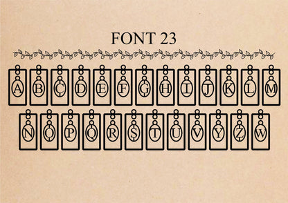 Gold Personalized New Special Letter Dangle Earrings. Dainty Looking Modern Initial Earrings by NecklaceDreamWorld - silvergoldandrose