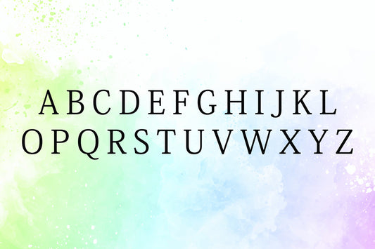 font chart