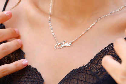 Twist Chain Name Necklace | Personalized 14K Gold Filled Jewelry | Custom Gold Necklace for Unique Style